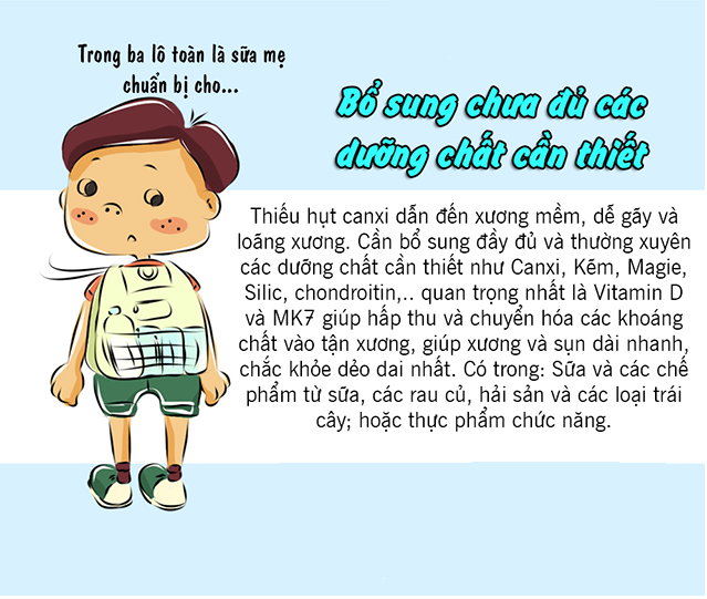 7 lý do khiến con trai không thể cao thêm