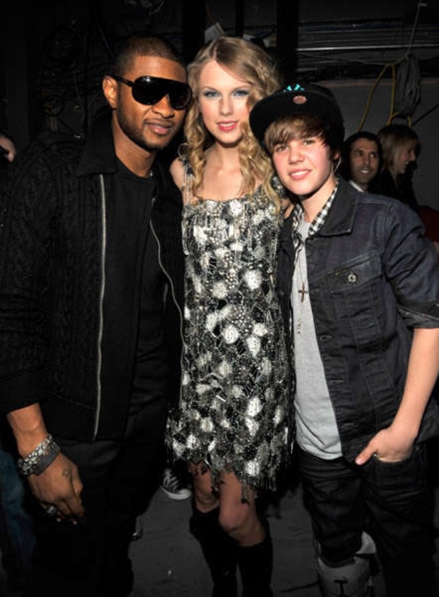 Taylor vẫn nhỉnh hơn thậm chí Usher cao đến 1m75 