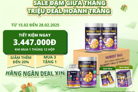 SALE ĐẬM GIỮA THÁNG - BÙNG NỔ TRIỆU DEAL