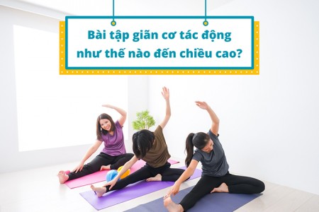 Các bài tập giãn cơ tác động như thế nào đến chiều cao?