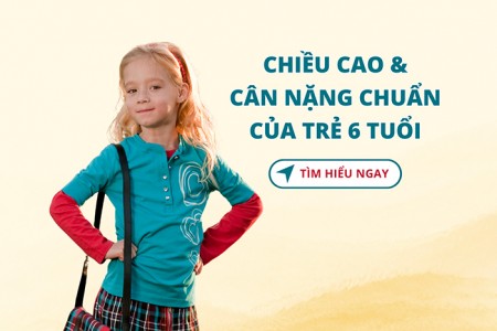 Chiều cao cân nặng chuẩn của trẻ 6 tuổi Chiều cao cân nặng chuẩn của trẻ 6 tuổi