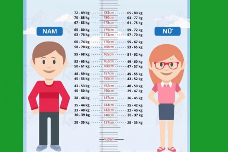Bảng chiều cao cân nặng chuẩn cho trẻ theo từng độ tuổi