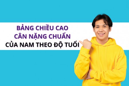 Bảng chiều cao cân nặng chuẩn của nam giới mới nhất Bảng chiều cao cân nặng chuẩn của nam giới mới nhất