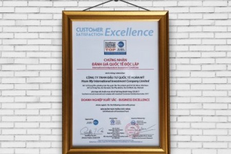 Công ty TNHH Đầu tư Quốc tế Hoàn Mỹ vinh dự đạt chứng nhận CSI:2017