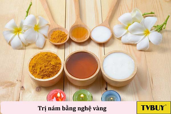 trị nám bằng nghệ vàng