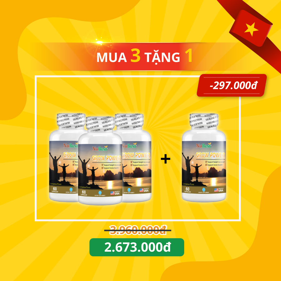 Khuyến mãi combo Grow Power