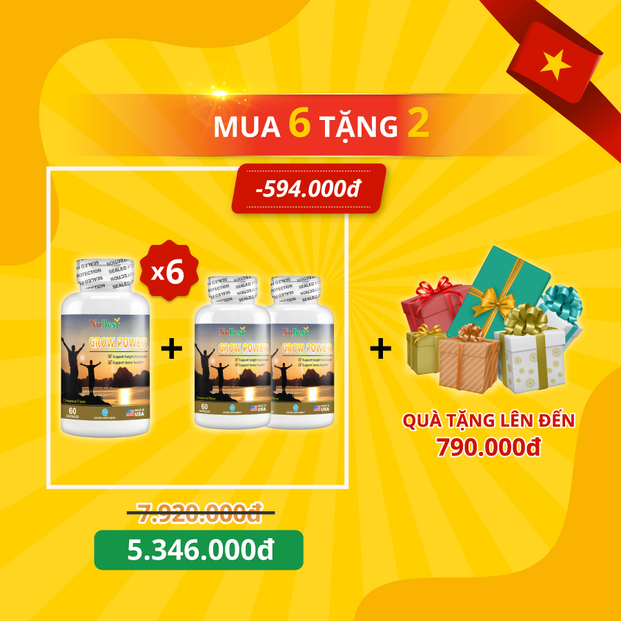 Khuyến mãi combo Grow Power