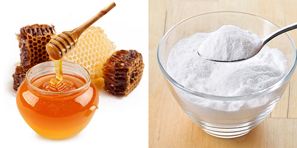 Baking-soda-va-mat-ong-giup-tri-mun-va-duong-am-cho-da