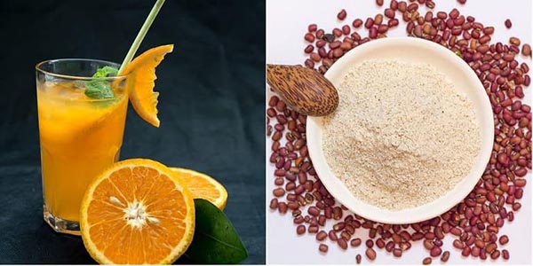 Cam-giau-vitamin-C-ket-hop-cung-dau-do-giup-cham-soc-da