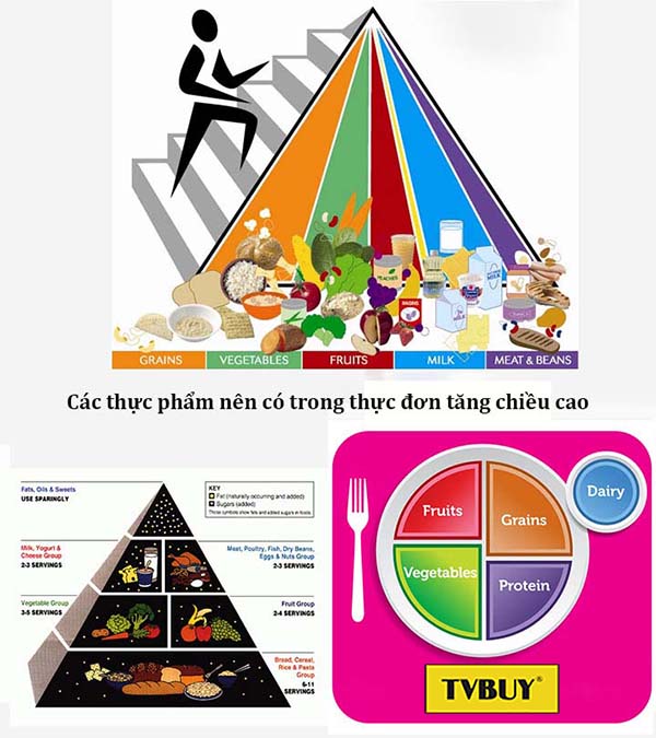 ăn gì để tăng chiều cao