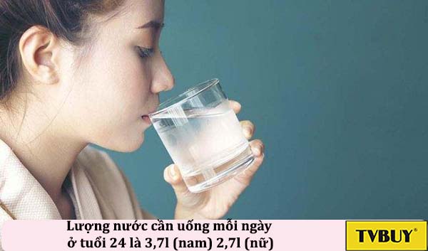 uống đủ nước mỗi ngày 
