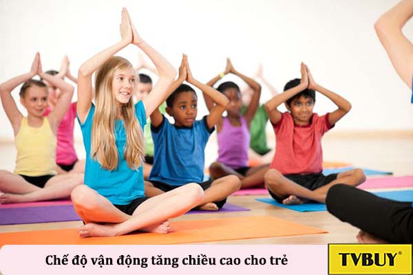 vận động phù hợp để thúc đẩy phát triển chiều cao