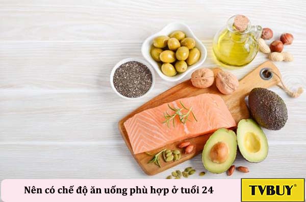 cung cấp đầy đủ dưỡng chất ở tuổi 24 là cực kỳ cần thiết