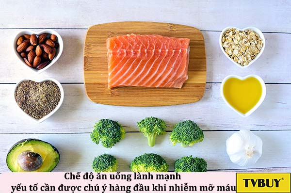 Đới với những người bị mỡ máu, chế độ ăn uống lành mạnh là yếu tố cần được chú ý hàng đầu.