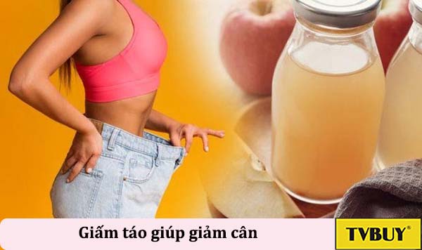 giấm táo hỗ trợ giảm cân