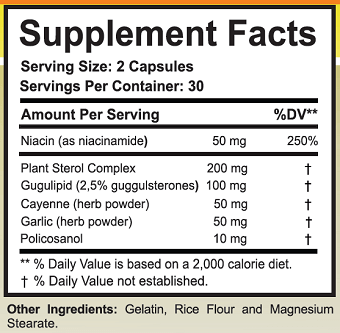 Bảng thành phần Chol Best