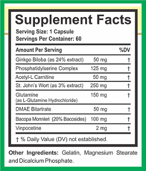 Bảng thành phần: Nu Brain Bảng thành phần: Nu Brain