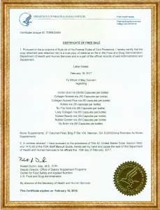 Chứng nhận FDA Hoa Kỳ