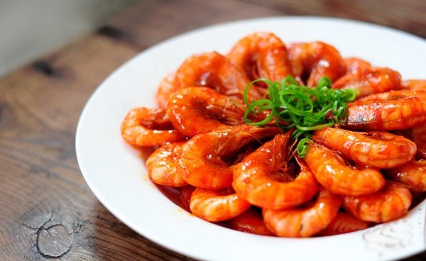 Món tôm rim sa tế cay, giàu canxi hỗ trợ tăng chiều cao 01