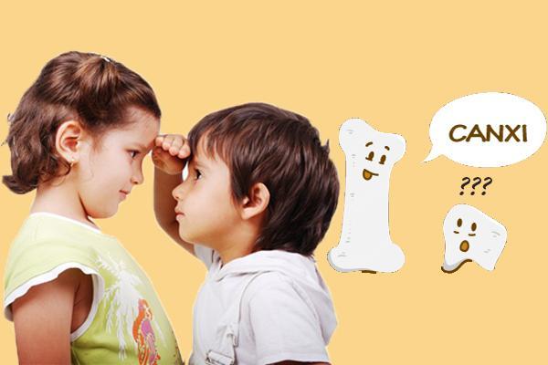 vài trò của canxi với sự phát triển chiều cao của trẻ