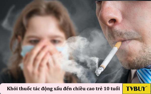 khói thuốc gây tác động xấu đến phát triển ở trẻ