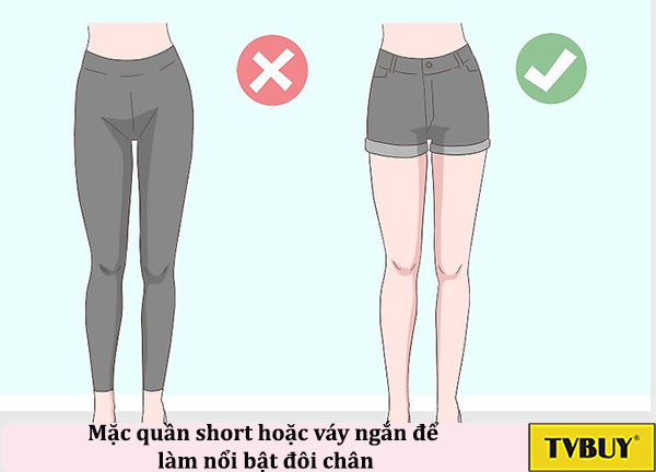 cách mặt đồ để trông cao hơn