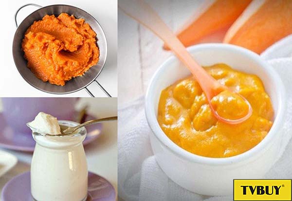 mặt nạ sữa chua cà rốt