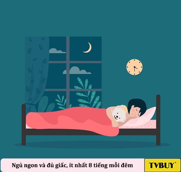 ngủ đủ giấc từ 9 đến 11 tiếng mỗi ngày để phát triển chiều cao tốt hơn ở tuổi 16