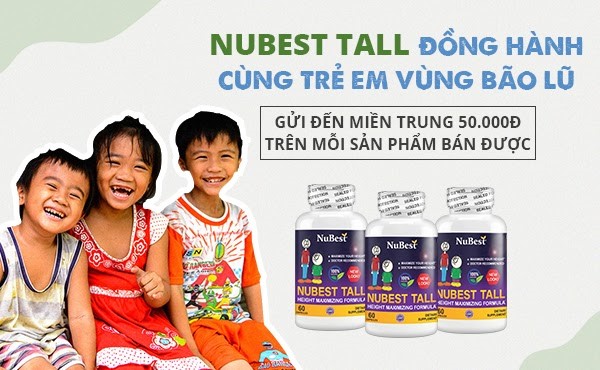 NuBest Tall - Gom yêu thương gửi đến miền Trung