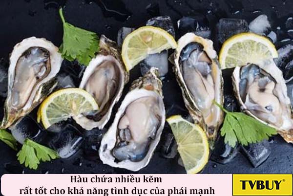 hàu thức ăn trị yếu sinh lý