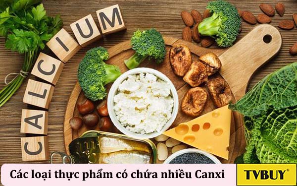 thực phẩm giàu canxi