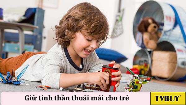 tinh thần thoải mái vui vẻ