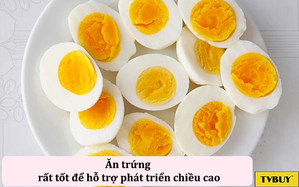 trứng thức ăn tăng chiều cao