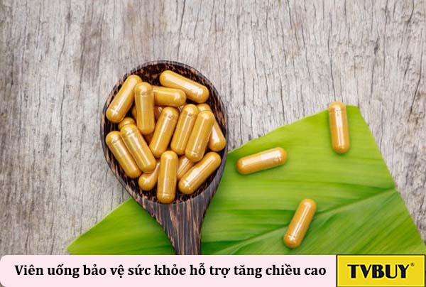 sử dụng thực phẩm bổ sung để tăng chiều cao