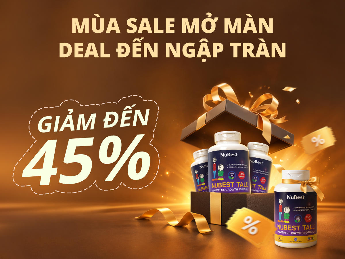 Mua NuBest Tall được giảm đến 45%.