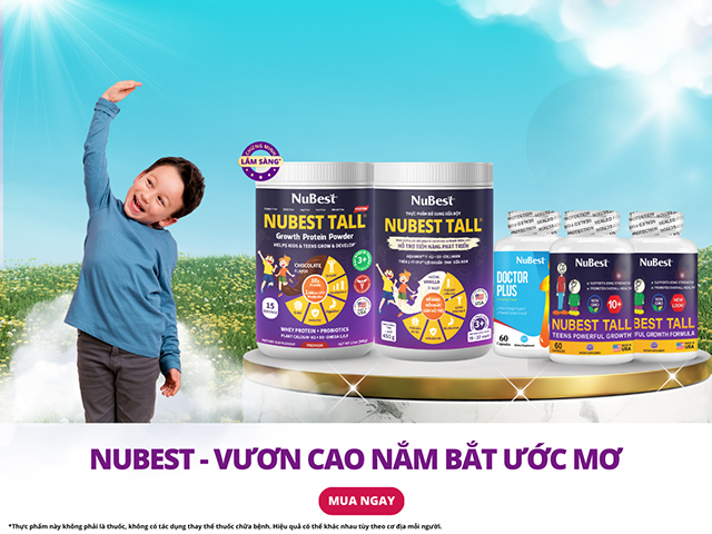 Sữa từ NuBest được chứng minh lâm sàng về hiệu quả phát triển chiều cao