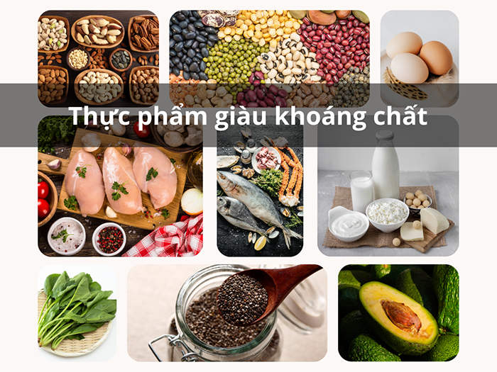 Các thực phẩm giàu khoáng chất tốt cho xương khớp