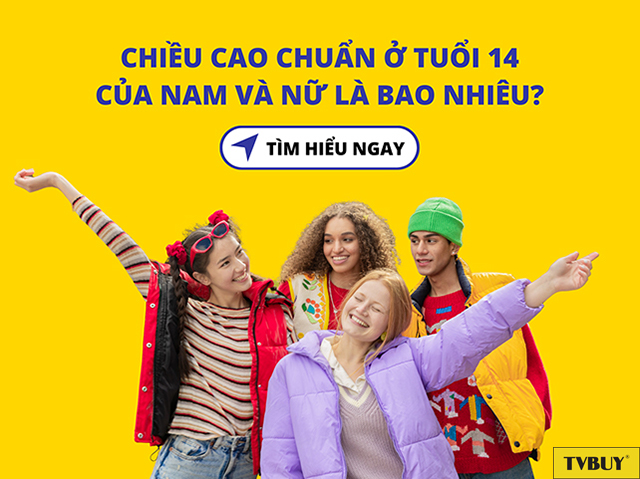 Chiều cao chuẩn của nam và nữ 14 tuổi theo bảng chuẩn của WHO