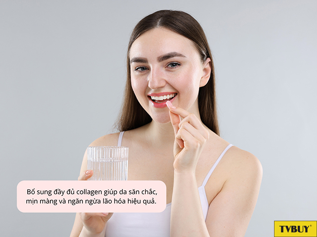 Bổ sung collagen giúp làm chậm quá trình lão hóa hiệu quả