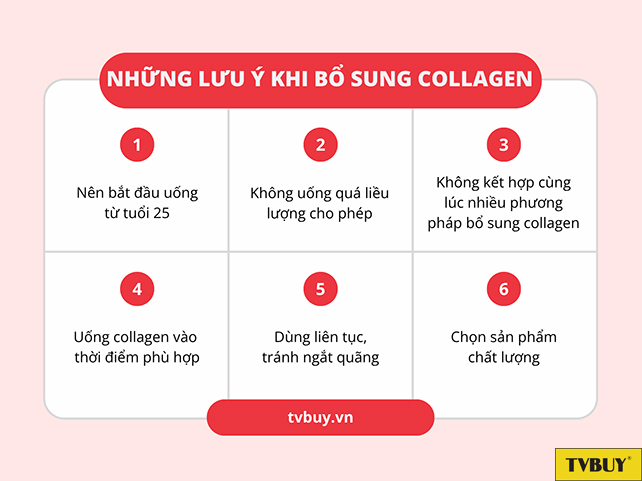 Những lưu ý khi bổ sung collagen cho cơ thể
