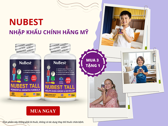 Sản phẩm hỗ trợ phát triển xương cho trẻ 6 tuổi