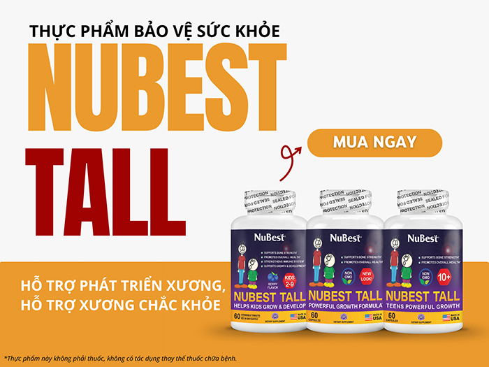 Thực phẩm bảo vệ sức khỏe từ Hoa Kỳ cho trẻ 2 - 18 tuổi