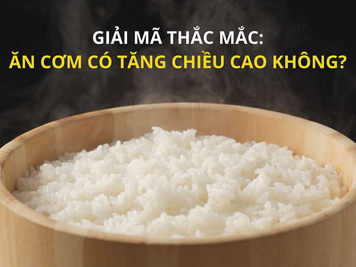 Ăn cơm có ảnh hưởng đến sức khỏe và chiều cao