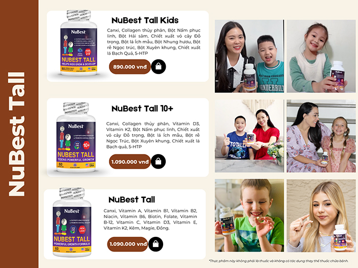 Chọn sản phẩm uy tín, chất lượng giúp con bổ sung những dưỡng chất thiếu hụt tối ưu tiềm năng tăng trưởng