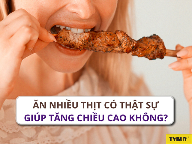 Ăn thịt nhiều gây ra nhiều ảnh hưởng cho quá trình phát triển chiều cao của trẻ