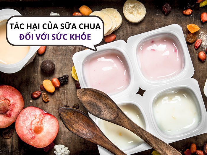 ​​​​​​​Những tác hại của sữa chua đối với sức khỏe trẻ em và người trưởng thành