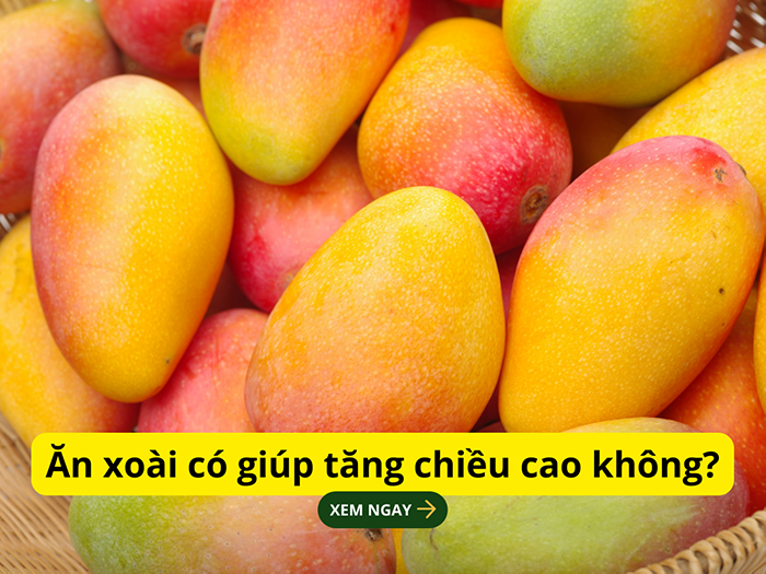Xoài có hỗ trợ trẻ tăng chiều cao?