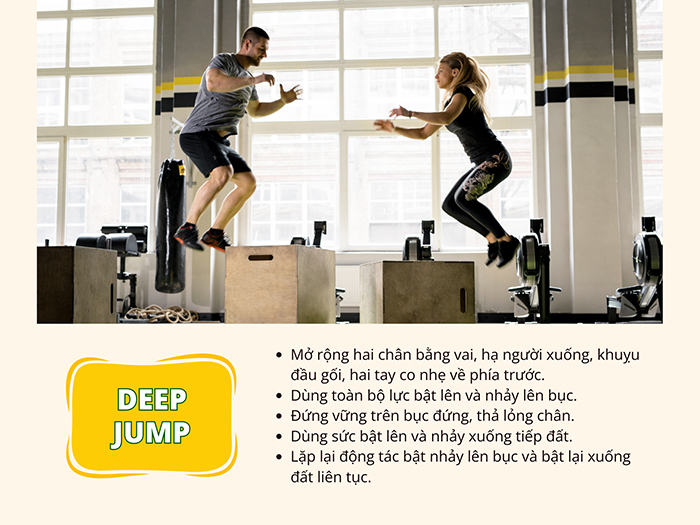 Các bước tập bật nhảy Deep Jump