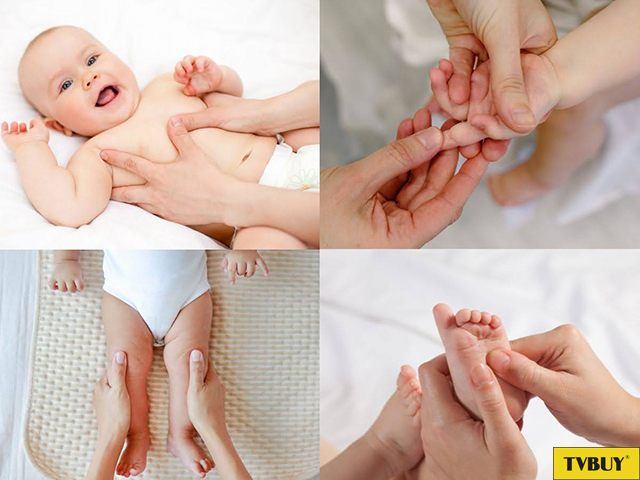 Tùy chọn các vị trí massage theo mục đích nâng cao sức khỏe của mỗi trẻ