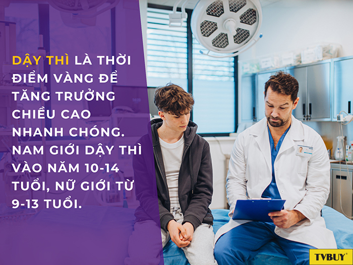 Tuổi dậy thì là giai đoạn cuối để bứt phá chiều cao trước khi trưởng thành
